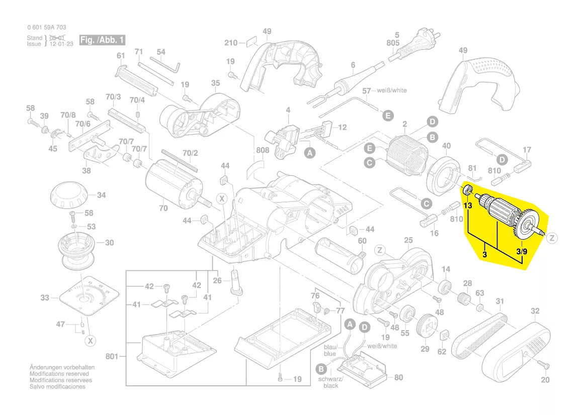 Induit BOSCH réf. 2 604 011 322